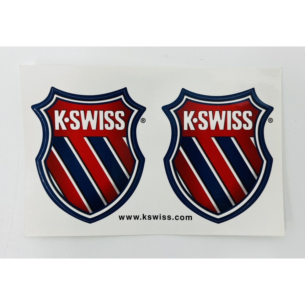 K Swiss Retro Shield Stickers Set of 2